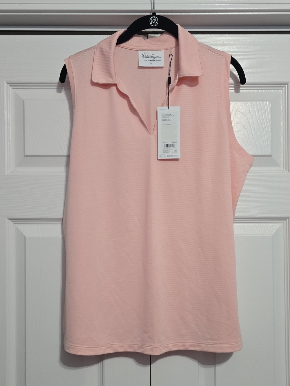 🆕️ Walter Hagen Sleeveless Polo Tank Top - Blush Pink